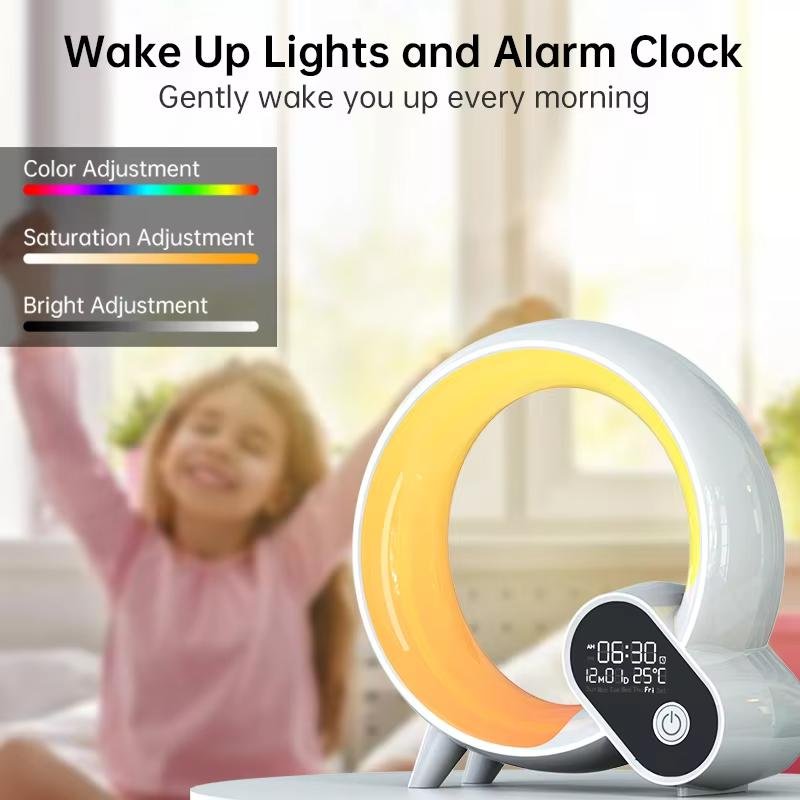 Smart Night Light for Kids,Wake Up Light Sunrise Alarm Clock - Image 2