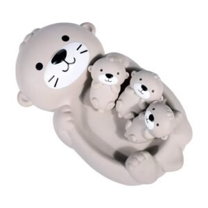 Otter Bath Toy Set, Child-Mother Otter Playset Tub