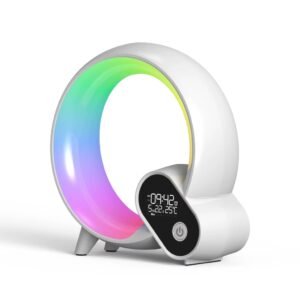 Smart Night Light for Kids,Wake Up Light Sunrise Alarm Clock