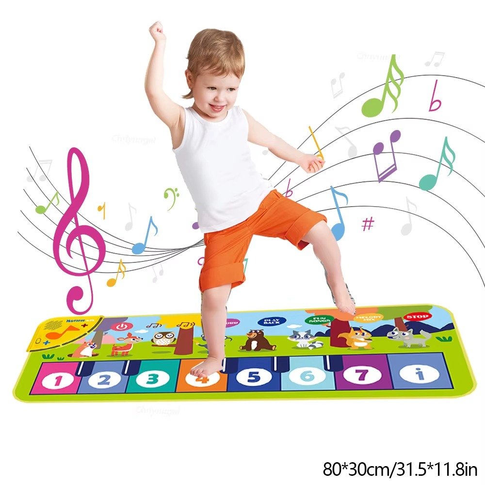 Floor Piano Mat for Toddlers, Sensory Educational Dancing Musical - Image 2