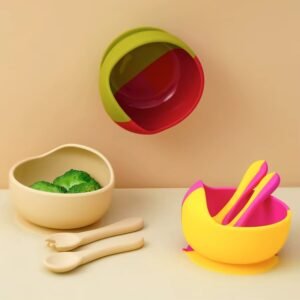 Set Baby Bowls with Suction