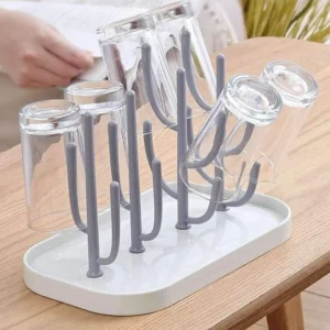 Baby Essentials Bottle Drying Rack for Kitchen Counter
