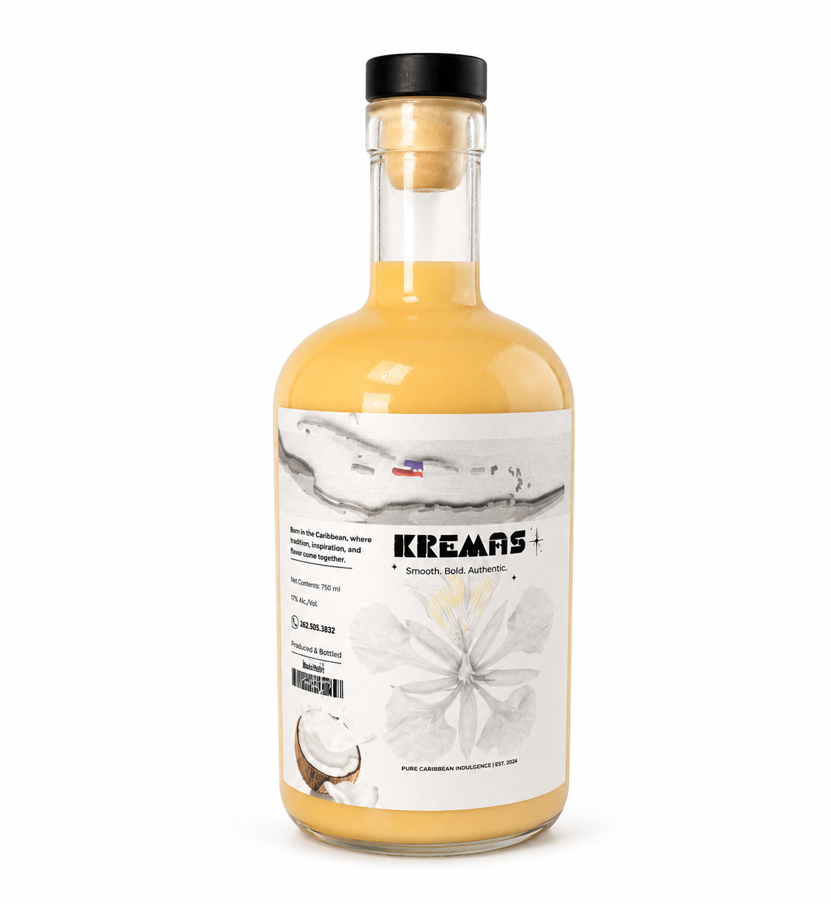Haitian Kremas Kokoye 100% Original – 375 ML - Image 2