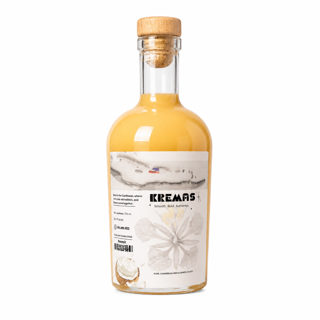 Haitian Kremas Kokoye 100% Original by Bosolli-750 ML