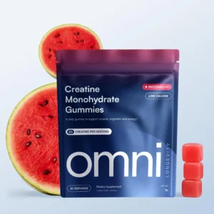 OMNI Creatine Monohydrate Gummies-90 Count-Watermelon